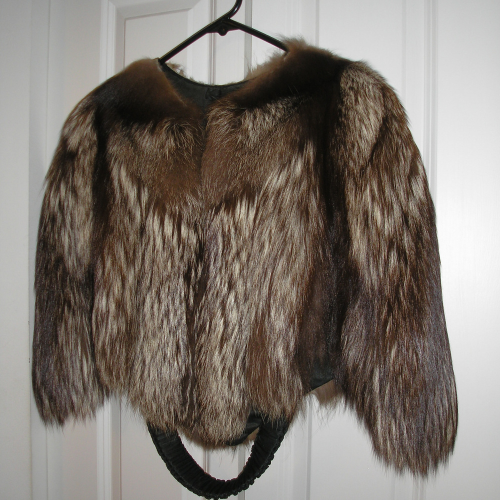 Vintage Silverfox Cape